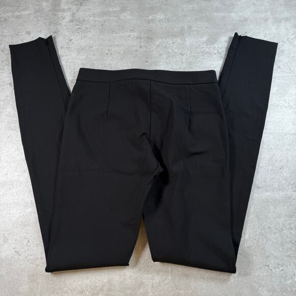 Rag & Bone Rebecca zip cuff slim leg pants in black stretch cotton blend size 0 - Picture 8 of 9